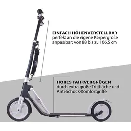 Hudora Big Wheel Air 230 schwarz/weiß