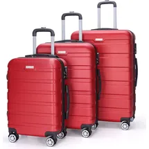 vertical studio Trelleborg Koffer-Set 3-tlg. rot