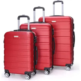 vertical studio Trelleborg Koffer-Set 3-tlg. rot