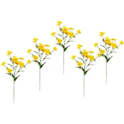 I.GE.A. Kunstblume »Narzissenzweig«, 5er Set Narzisse künstliche Blume Ostern Seidenblume Frühjahrsdeko I.GE.A. gelb