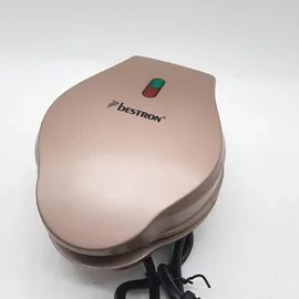 Bestron Mini Waffeleisen Hellbeige