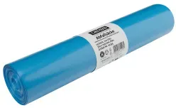 Deiss Müllsäcke 120 Liter, Typ 60, aus LDPE, blau 20295 , 1 Karton = 10 Rollen