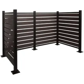 Proregal Mülltonnenverkleidung 206 x 130 x 110 cm anthrazit