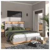 VitaliSpa Nura 160 x 200 cm Grau