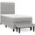 vidaXL Boxspringbett 100 x 200 cm Hellgrau