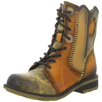 Maciejka Schnürstiefelette gelb|grün 38 EU
