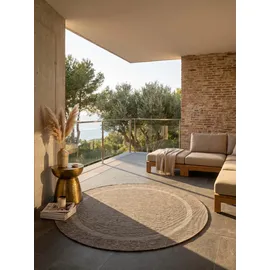 KADIMA DESIGN Balkonteppich Braun, 200x200 cm, – Böden, Teppiche, Outdoorteppiche