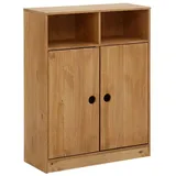 loft24 Mehrzweckschrank Allie Schrank mit 2 Türen aus Kiefer im Landhausstil beige