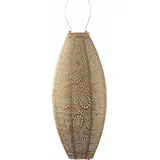 lumiz Lampion Kunststoff Ø20/H45 cm Solar gold