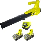 RYOBI RY18BLA-215 Akku Laubgebläse 18 V ONE+ 145 km/h + 2x Akku 1,5 Ah + Ladegerät