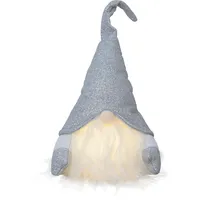 eglo christmas Wichtel Leuchtfigur grau/weiß