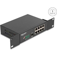 DeLock 88064 Netzwerk-Switch Unmanaged Gigabit Ethernet (10/100/1000) Schwarz
