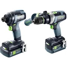 Festool Akku-Maschinenset inkl. Koffer + 2 Akkus 4.0/5.0Ah (577654)
