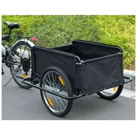 Homcom CargoTrailer schwarz/rot