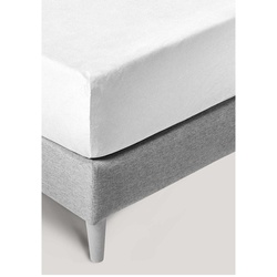 Kneer Easy-Stretch 25 Spannbetttuch - 180/200-200/220cm weiss