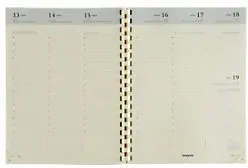 Brepols Timing Terminkalender Nachfüllung 2027 DIN A5 1 Woche / 2 Seiten Deutsch, Englisch, Französisch, Italienisch, Niederländisch, Spanisch Creme