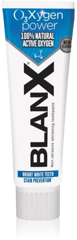 BlanX O3X Toothpaste natürliche Zahncreme für schonendes Bleichen und zum Schutz des Zahnschmelzes 75 ml