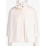 Zero Fellimitat-Jacke mit Stehkragen - Gelb 42