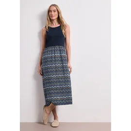 STREET ONE Midikleid mit allover Print Blau 44