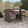 vidaXL Gartenbar Set 5-tlg. Braun