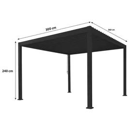 MIRADOR MI Pergola 3 x 3,6 m Anthrazit