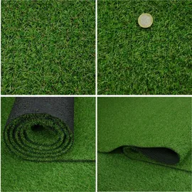 MDEKOR Kunstrasenteppich Outdoor in Echtrasen-Optik 350 x 200 cm
