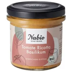 Nabio Tomate Ricotta Basilikum Aufstrich bio
