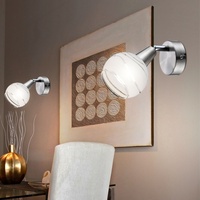 ETC Shop 2er Set LED Wand Strahler Wohn Schlaf