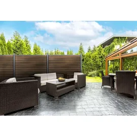 GROJA Steckzaun Rhombus 180 x 30 cm Steingrau