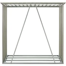 Juskys Holzunterstand Enno 163 x 83 x 154 cm anthrazit