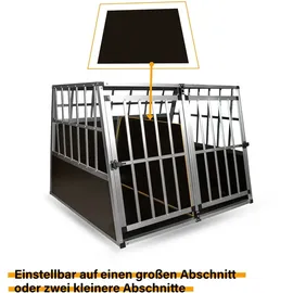 Merschbrock Trade Hundetransportbox XL fürs Auto, Reisebox, Hundebox, Käfig, Transportbox