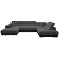 Mirjan24 Wohnlandschaft Torezio Bis, mit Bettkasten und Schlaffunktion, Einstellbare Kopfstützen, 346x203x70-90 cm, Wohnzimmer, Sofas ... Couches, Wohnlandschaften, Wohnlandschaften in U-Form