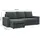 mebligo Ecksofa mit Schlaffunktion NEO mit gerader Armlehne, 231x140cm Grau - Grau