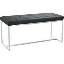 CLP 2er Sitzbank Barci Stoff I Gepolsterte Esszimmerbank Mit Edelstahlgestell Und Polsterung I Sitzhöhe: 47,5 CM