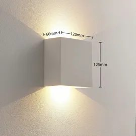 LINDBY Anneke (2 flammig) 12,5 cm Weiß
