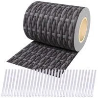 Plantiflex Sichtschutz Rolle 35m blickdicht PVC Zaunfolie Sichtschutzfolie Windschutz