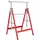 Homcom Arbeitsbock Stahl 68L x 58B x 80-130H cm Rot