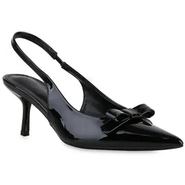 VAN HILL Slingpumps in Schwarz Lack