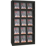 Gürkan Prospektregal Metall 100,0 x 42,0 x 195,0 cm schwarz