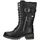 Mustang Stiefel Lederimitat", Damen TEX-Stiefel gefüttert Schwarz - Gr.: 39
