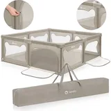 lionelo WILLOW XL Laufgitter Baby ab 0-48 Monaten 180 cm x 200 cm Seitenwände