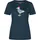 super.natural - Women's Johnny Tee - Merinoshirt Gr L blau/ various