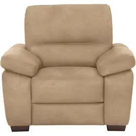 Calia Italia Sessel Gaia Mikrofaser 100 x 92 x 94 cm Beige