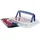 Testrut Backblech mit Transporthaube HUBELY, 42 x 29 cm - Grau - Blau - Stahl - Kunststoff - mit Transporthaube