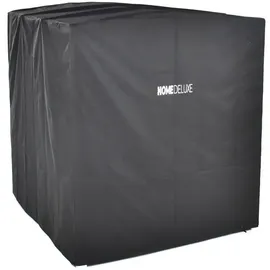 Home Deluxe Abdeckung - Sonnenliege LYON - Maße 208 x 188 x 215 cm, Farbe: Schwarz I Gartenliege Doppelliege Gartenliege