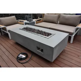 ELEMENTI Gas Feuerstelle Granvill Ø 152 cm Grau