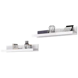 OTTO home Wandboard 90 x 20 x 15 cm Weiß hochglänzend
