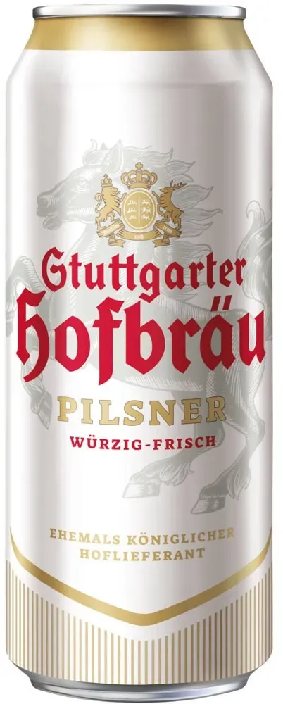 Stuttgarter Hofbräu Pilsner Dose 24x 0,5l Einweg