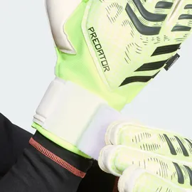 adidas Predator Match Fingersave Torwarthandschuhe schwarz|weiß|gelb 10,5
