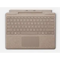 Microsoft Surface Pro Keyboard mit Stiftaufbewahrung, Graubeige, DE (8XA-00149)